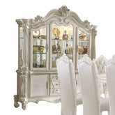 Versailles Bone White Hutch & Buffet Model 61134 By ACME Furniture